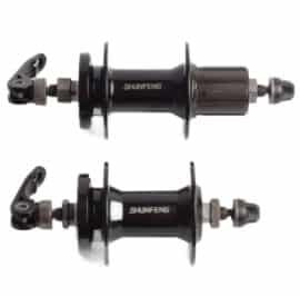 Par de mazas SHUNFENG casette 6t 32/36h A Rulemanes