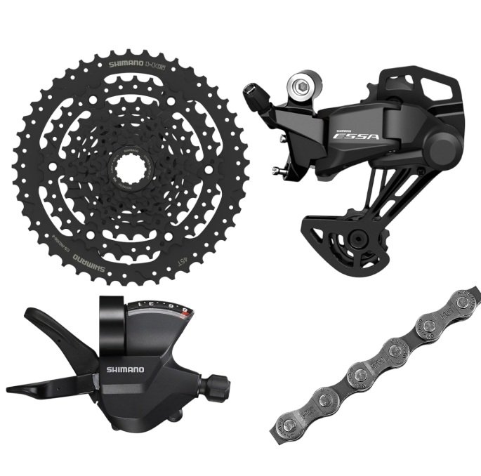 232 SHIMANO ESSA 1X8 11-45t - Imagen 1
