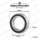 ISB 17x28x7MM - Imagen 2