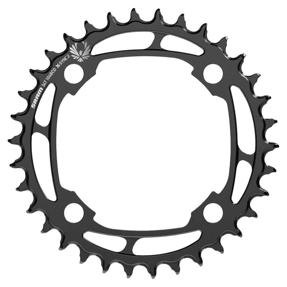 12spd104bcd34tsteelsidel2 SRAM EAGLE X-SYNC 2 BCD 104 34t - Imagen 1