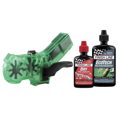 KIT FINISH LINE PRO CHAIN CLEANER + DESENGRASANTE + LUBRICANTE SECO