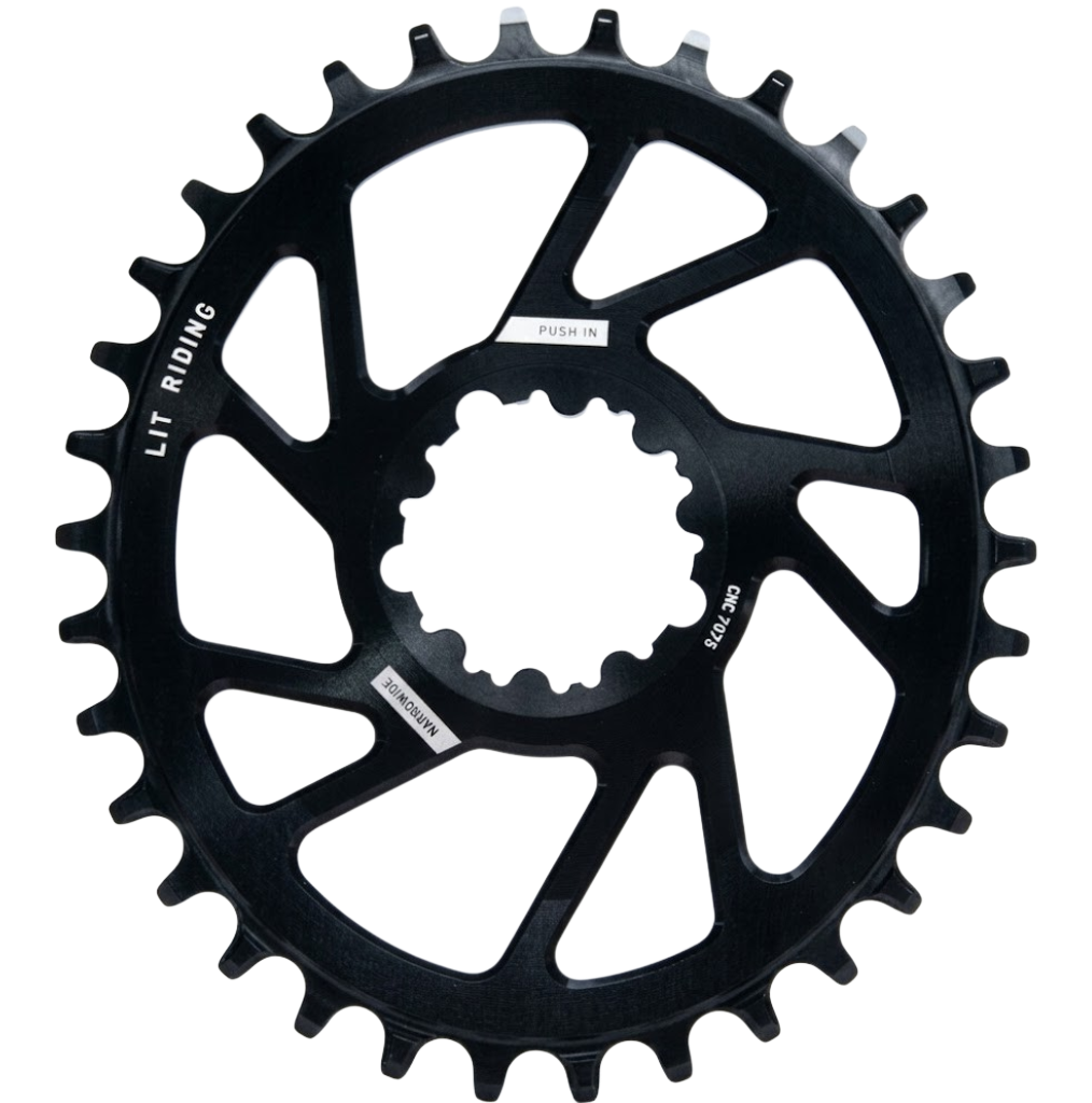 DM SRAM OVAL 2 LIT SRAM GXP DIRECT MOUNT OFFSET 3MM OVALADO - Imagen 1